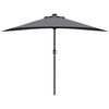 vidaXL Garten-Sonnenschirm Anthrazit 294 x 150 x 224 cm