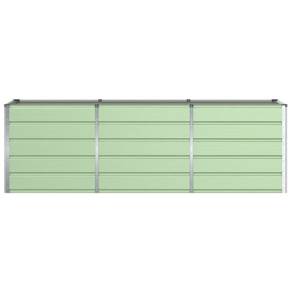 vidaXL Pflanzk&uuml;bel Gr&uuml;n 240 x 80 x 75 cm Stahl