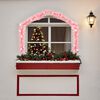 vidaXL Weihnachtsgirlande mit LED 10 m Rosa