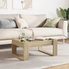 vidaXL Couchtisch mit Infinity-LED Sonoma-Eiche 70x53x30 cm