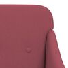 vidaXL Sessel Weinrot 63x76x80 cm Stoff