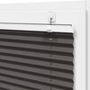 vidaXL Plissee Schwarz 85x100 cm Stoffbreite 84,4 cm Polyester