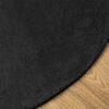 vidaXL Bereichsteppiche HUARTE Schwarz 140 x 200 cm Polyester