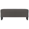 vidaXL Sitzbank Grau 100x35x41 cm Kunstleder