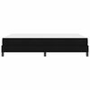 vidaXL Boxspringbett mit Matratze Schwarz 140 x 190 cm Stoff