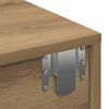 vidaXL Wandregal mit Schubladen Artisan-Eiche 100x36x19 cm