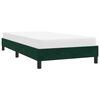 vidaXL Bettgestell ohne Matratze Dunkelgr&uuml;n 80x220 cm Samt