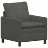 vidaXL Sofa Dunkelgrau 76 x 81 x 87,5 cm Stoff