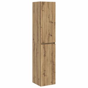 vidaXL Wandmontierter Badezimmerschrank Artisan-Eiche