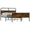 vidaXL Bettgestell ohne Matratze 120x190 cm Sonoma-Eiche Holzwerkstoff