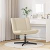 vidaXL Drehstuhl Creme 63 x 75 x 76 cm Stoff