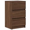 vidaXL Nachttisch mit 3 Schubladen Braun Eichen-Optik 39x35x65 cm