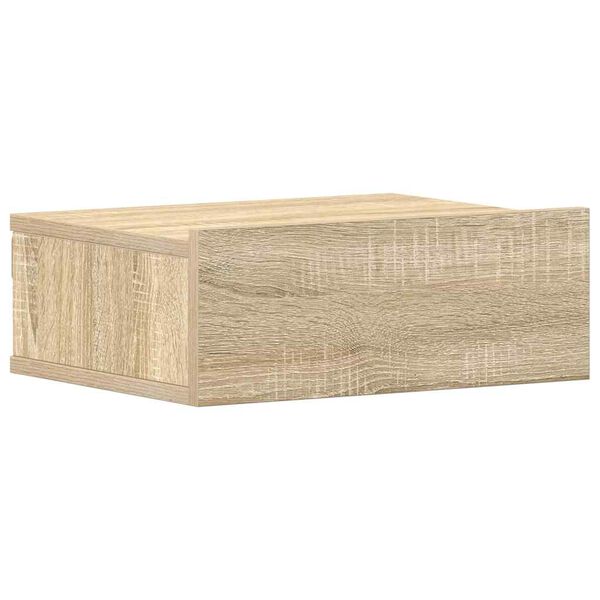 vidaXL H&auml;ngender Nachttisch Sonoma-Eiche 40x30x15 cm Holzwerkstoff