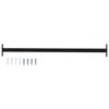 vidaXL Verstellbarer Fenster-Sicherheitsbalken Schwarz 710 - 1200 mm