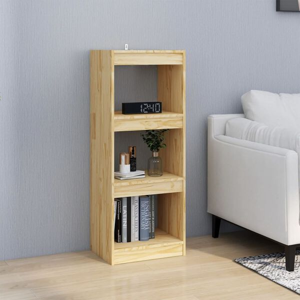 vidaXL B&uuml;cherregal/Raumteiler 40x30x103,5 cm Massivholz Kiefer