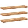 vidaXL Schweberegale 3 Stk. 100x20x4 cm Massivholz Akazie &Ouml;lbehandelt