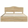 vidaXL Bettrahmen Sonoma 200 x 200 cm Massives Kiefernholz