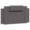 vidaXL Bettgestell "Viana" mit LED ohne Matratze Grau 100x200 cm