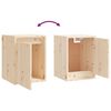 vidaXL Wandschrank 30x30x40 cm Massivholz Kiefer