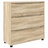 vidaXL Aufbewahrungsschrank 80 x 31 x 81 cm Holzwerkstoff Sonoma-Eiche