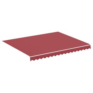 vidaXL Ersatzstoff f&uuml;r Markise Burgunderrot 300x250 cm Polyester