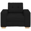 vidaXL Sessel Schwarz 60 cm Stoff