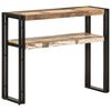vidaXL Konsolentisch 90x30x75 cm Altholz Massiv