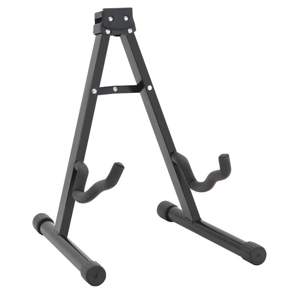 vidaXL 12-tlg Westerngitarre Set mit 6 Saiten Schwarz 38"