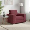 vidaXL Sofa Weinrot 100 x 80 x 82 cm Stoff