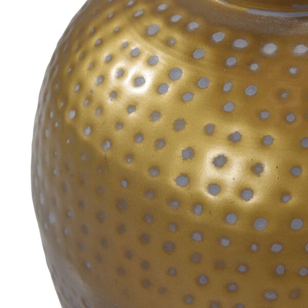 HSM Collection Vase Padua Gro&szlig; 40x45 cm Gold und Grau