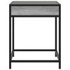 vidaXL Nachttisch mit Infinity-LED Grau Sonoma 40x40x51 cm