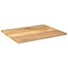 vidaXL Tischplatte 90x80x2,5 cm Rechteckig Massivholz Mango