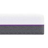 vidaXL Matratze Wei&szlig; und Grau 90 x 190 cm Jacquard-Stoff