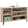 vidaXL Schuhregal Sonoma-Eiche 102x36x60 cm Holzwerkstoff