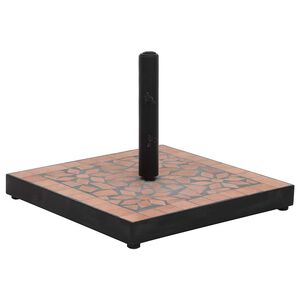 vidaXL Sonnenschirmst&auml;nder Terrakotta Quadratisch 12 kg