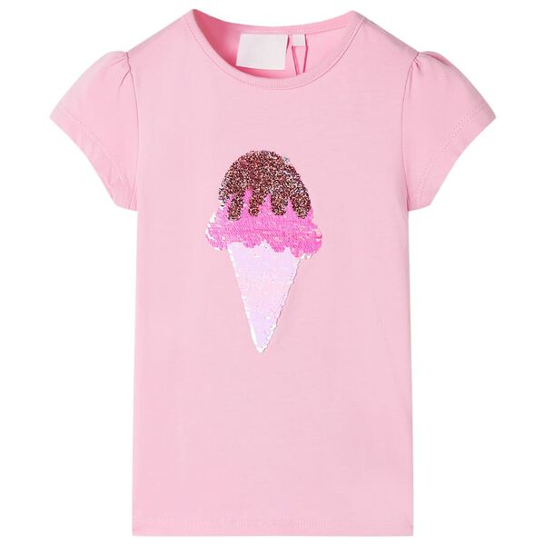 Kinder-T-Shirt Hellrosa 140