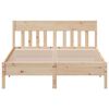 vidaXL Massivholzbett ohne Matratze 140x190 cm Kiefernholz