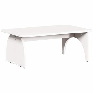 vidaXL Couchtisch Wei&szlig; 80 x 50 x 31 cm Massivholz Kiefer
