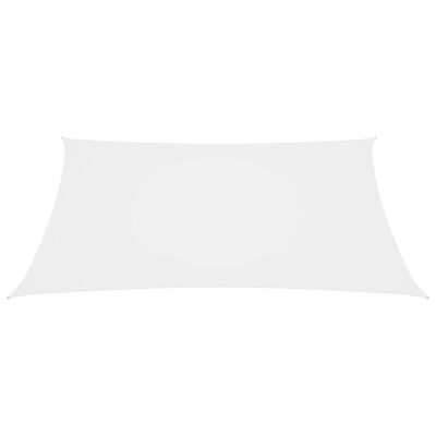 vidaXL Sonnensegel Oxford-Gewebe Rechteckig 2x2,5 m Weiß