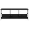 vidaXL B&uuml;cherregal Schwarz Eichen-Optik 102 x 32 x 40,5 cm