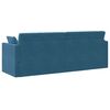 vidaXL Boden-Sofa-Bett 200cm Blau Samt