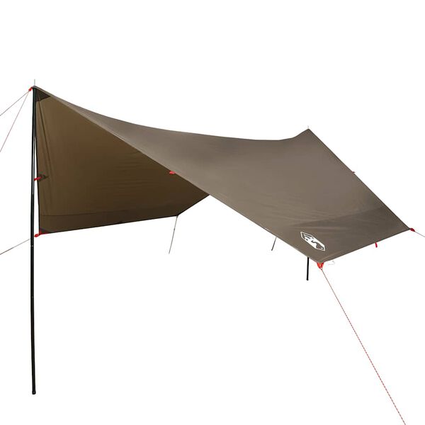 vidaXL Tarp Braun 438x376x212 cm Wasserdicht