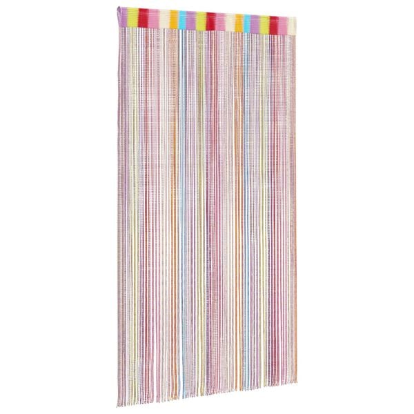 vidaXL Fadenvorh&auml;nge 2 Stk. Mehrfarbig 140x250 cm