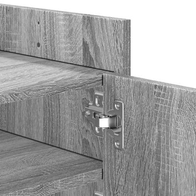 vidaXL TV-Schrank Grau Sonoma 100x35x40 cm Holzwerkstoff