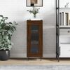 vidaXL Sideboard Braun Eichen-Optik 34,5x34x90 cm Holzwerkstoff