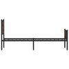 vidaXL Metallbett ohne Matratze R&auml;uchereiche 75x190 cm