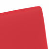vidaXL Esszimmerst&uuml;hle mit Rollen 2 pcs Rot 57 x 66 x 94 cm Kunstleder