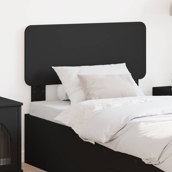 vidaXL Kopfteil mit Kopfteil Schwarz Eichen-Optik 75 cm Holzwerkstoff