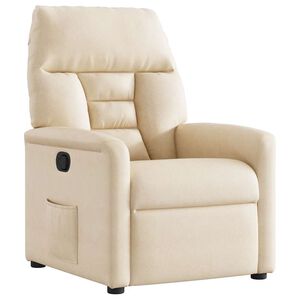 vidaXL Relaxsessel Beige Mikrofasergewebe