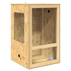 vidaXL Terrarium Braun 50 x 50 x 80 cm OSB